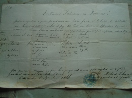 Hungary -  Zimmermann  Maria  1841 - Henricus Zimmermann - -   -old Document  1866  Pest Pestini  D137987.1 - Nascita & Battesimo