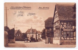 6082 MÖRFELDEN - WALLDORF, Am Kreuz, "Zum Goldenen Apfel", 1919 - Moerfelden-Walldorf