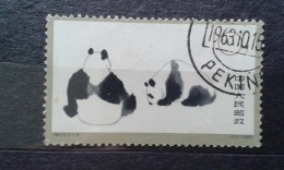People's Republic Of China - 1963 Panda, With Gum, Not Hinged, Cancelled - Usados