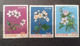 LOT 3 X People´s Republic Of China - 1975 Flowers Cancelled - Oblitérés