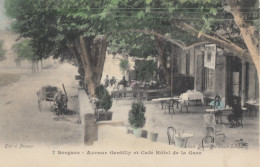 CPA - Sorgues - Avenue Gentilly Et Café Hôtel De La Gare - Sorgues