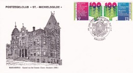 2238 à 2239  FDC Sans N° J0 Belgique Syndicat Chrétien 100 Ans 13-12-1986 Bruxelles 1030 Brussel - 1991-2000