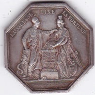 Médaille Banque De France Argent An VIII - Royaux / De Noblesse