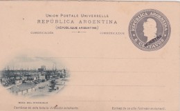 ARGENTINE ENTIER POSTAL SPECIMEN THEME     BATEAU - Postwaardestukken