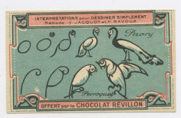 1 IMAGE 6X10,5: DESSINER SIMPLEMENT , DISTRIBUÉ PAR "CHOCOLAT REVILLON" - Revillon