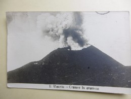 VESUVIO 13-2-1907 Cratere La Eruzione Nver Sussex Angelterre  (Sister Mary) - Napoli (Naples)
