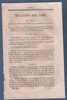 1854 BULLETIN DES LOIS - FRANCE ROYAUME-UNI PRISONNIERS DE GUERRE - LANGEAC - SENEGAL ORGANISATION JUDICIAIRE - NOYEN 77 - Décrets & Lois