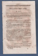 1854 BULLETIN DES LOIS - MORBIHAN DEPUTE - OFFICIERS D'ADMINISTRATION DES HOPITAUX MILITAIRES - POSTE FRANCE BELGIQUE - Décrets & Lois