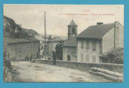 CPA 147 - Eglise Et Grande Rue ROQUEFORT 12 - Roquefort