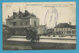 CPA Chemin De Fer Gare De ST FLORENTIN VERSIGNY 89 - Saint Florentin