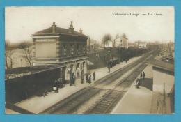 CPA PHOTO Chemin De Fer Train Gare De VILLENEUVE TRIAGE 94 - Villeneuve Saint Georges