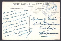 PORT - SAID - Cachet  CORR. D'ARMEES  Sur Carte En Franchise  1928 - Cartas & Documentos