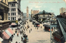 Herald Square, North From 33rd Street, Trams - Brooklyn