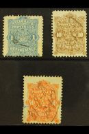 BUENOS AIRES 1888 1c,10c & 40c Telegraph Stamps,used (3) For More Images, Please Visit... - Sonstige & Ohne Zuordnung