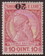 1914 20pa On 10q INVERTED Opt & Shifted (without Para),SG 42a,vfm For More Images, Please Visit... - Albanien