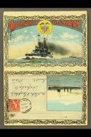 SHIPS 1915 Colored Views Of US Navy Fold-out Postcards Folder,u For More Images, Please Visit... - Ohne Zuordnung