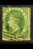 1860 (6d) Green, SG 3, Good Used With Light Cancel For More Images, Please Visit... - St.Lucia (...-1978)