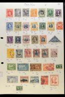 1863-1994 COLLECTION On Leaves, A Few Mint But Mostly Fine Used Stamps, Seems To Be All Different. (approx 800... - Costa Rica