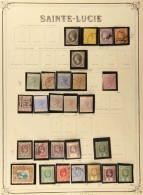 1864 - 1970 Mint And Used Coll On Pages (170+ Stamps) For More Images, Please Visit... - St.Lucia (...-1978)