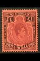 1938-51 £1 Brown Purple & Black Red, SG 114, Very Fine Mint. For More Images, Please Visit... - Leeward  Islands