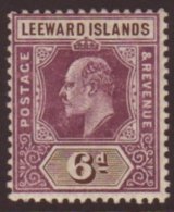 1908 6d Dull Purple & Brown, SG 34, VFM For More Images, Please Visit... - Leeward  Islands
