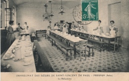 ( CPA 94 )  FRESNES  /  Orphelinat Des Soeurs De Saint-Vincent De Paul -  Le Réfectoire - - Fresnes