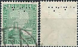 Germany GERMANIA  IMPERO 1925 PERFIN - Other & Unclassified