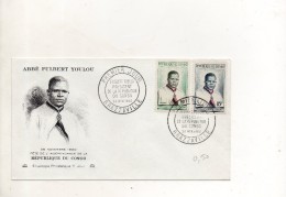 CONGO ENVELOPPE 1° JOUR DU 28 NOVEMBRE 1960 DE BRAZZAVILLE - FDC