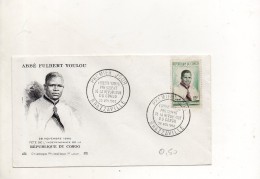 CONGO ENVELOPPE 1° JOUR DU 28 NOVEMBRE 1960 DE BRAZZAVILLE - FDC