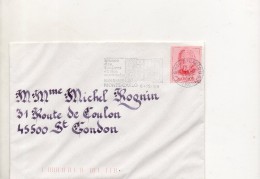 MONACO ENVELOPPE DU 8 DECEMBRE 1999 DE MONTE CARLO POUR SAINT GONDON - Storia Postale