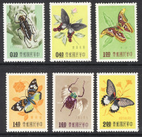 Taiwan 1958 Insects Set MLH(*) - Nuevos
