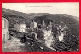 42. Rochetaillée. L'église Et Les Trois Tours Du Château.  Café Coignet. - Saint Etienne