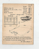 Fiche Cartonnée , Studia , école , C.S 18 , Camion - Other & Unclassified