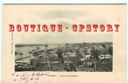 BANGUI - RARE < VUE PANORAMIQUE - OUBANGUI CHARI - DOS SCANNE - Zentralafrik. Republik