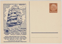 1941, Privat-GSK 3 Pfg. , Segelschiff , #5648 - Private Postal Stationery