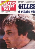 AUTOSPRINT - N.19 - 1982 - GILLES E' VOLATO VIA - RISTAMPA PARZIALE - Motori