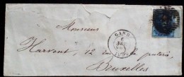 BELGIEN BELGIUM 1859 COVER WITH STAMP....... - 1849-1865 Médaillons (Autres)