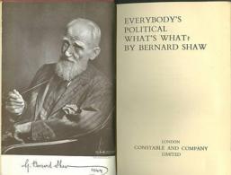 Everybody's Political What's What By Bernard Shaw - 1900-1949