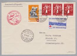 Schweiz KSZ Zusammendruck 1940-05-09 FP-Brief Mit Zu#Z27b - Se-Tenant