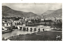 Cp, 12, Millau, Le Tarn, Le Pont Lerouge Et La Ville - Millau