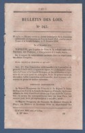 1854 BULLETIN DES LOIS - CONVENTION POSTE FRANCE GRANDE BRETAGNE - - Décrets & Lois