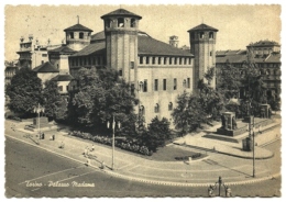 1956 - Italia - Cartolina Timbro Torino    4/33 - Palazzo Madama