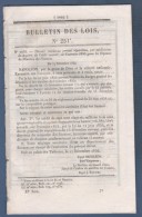 1854 BULLETIN DES LOIS - REPARTITION CREDIT MINISTERE DES FINANCES - SAINT ETIENNE DE LUGDARES ARDECHE - LES GARDES 49 - - Décrets & Lois