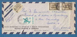 207382 / 1971 - 2.48 P. - SOCIETE INTERNATIONALE DE SOPHROLOGUE ET MEDICINE PSYCHOSOMATIQUE , Argentina Argentine - Storia Postale