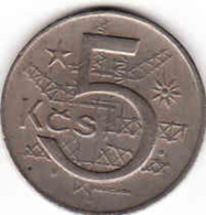 Tschechoslowakei- Tchécoslovaquie 1989, 5 Korun - Crown - Krone - Czechoslovakia