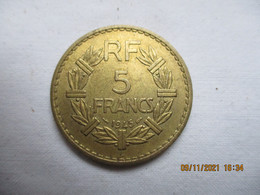 France 5 Francs 1945 C - 5 Francs