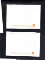Deux Entiers Enveloppe Briat Agément 959 Lot 243/007 . Expéditeur En Deux Couleurs , Noir Et Jaune . - Standard Covers & Stamped On Demand (before 1995)