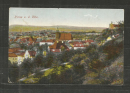 439v * PIRNA * AN DER ELBE * TEILANSICHT * 1917 *!! - Pirna