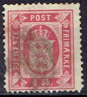 DENMARK  # NEWS PAPER FROM 1871  STANLEY GIBBONS O52  TK: 14 X 13 1/2 - Officials