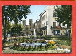* GANGES - Jardin Du Plan De L'Ormeau Et Hôtel De La Poste - 1958 - Ganges